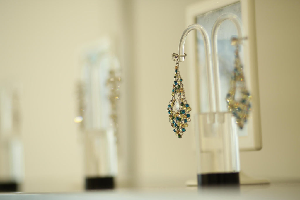 드림라이트 파스텔 크리스탈 드롭 이어링