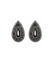 The Geometric Facet Crystal Earrings