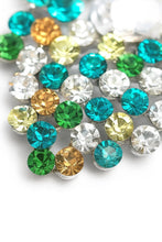 将图片加载到图库查看器，드림라이트 파스텔 크리스탈 드롭 이어링