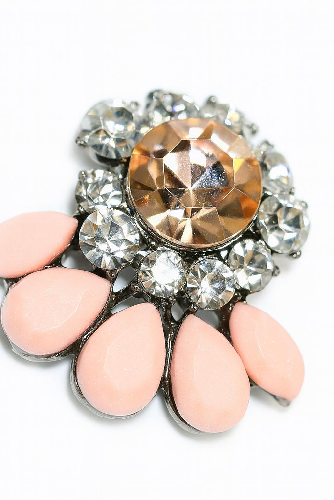 Silk Road Romance: Radiant Pink Blossom Drops