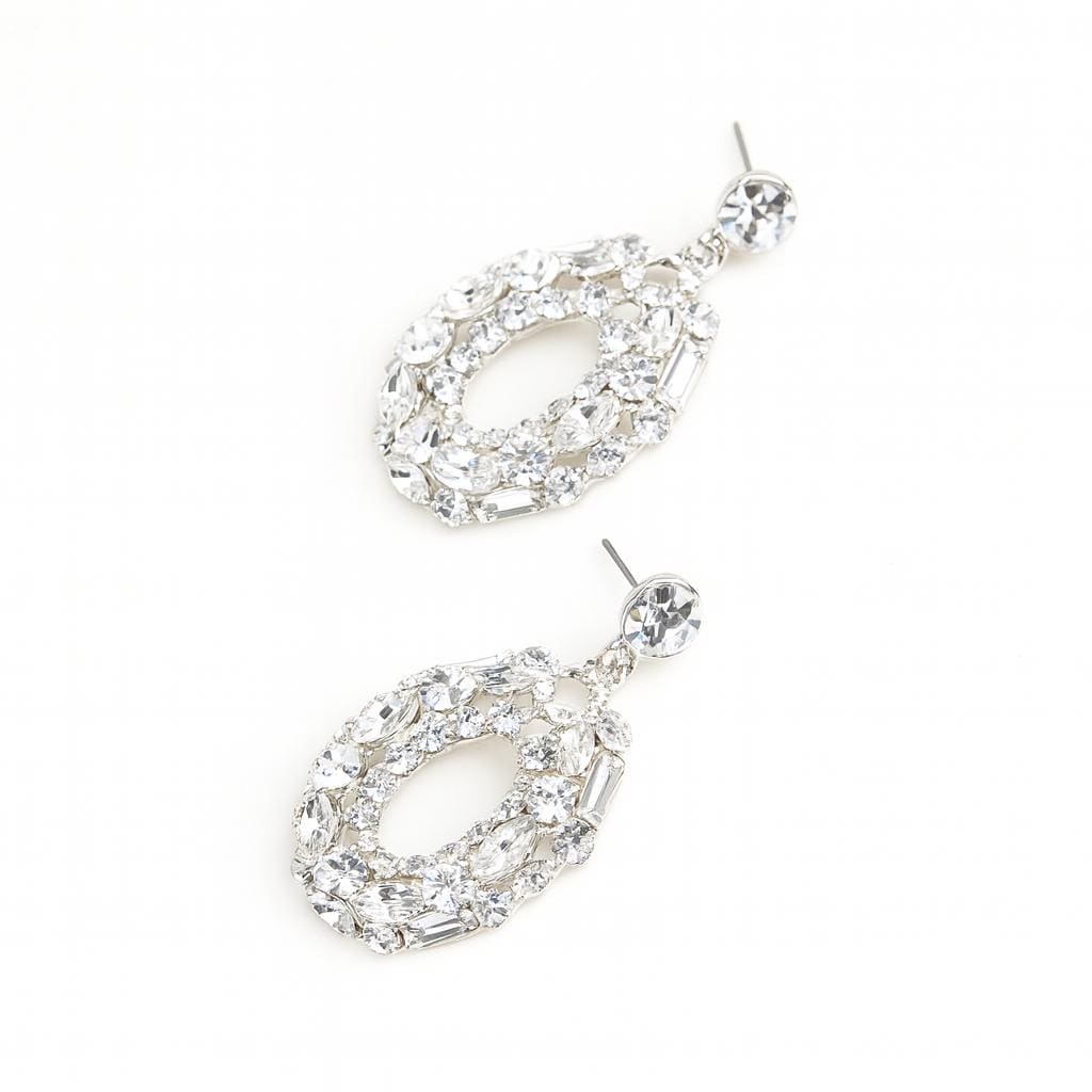 타원 컷 에끌라 귀걸이