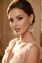 将图片加载到图库查看器，Silk Road Romance: Radiant Pink Blossom Drops