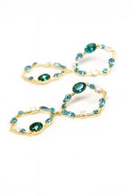 将图片加载到图库查看器，기하학 젬스톤 이어링