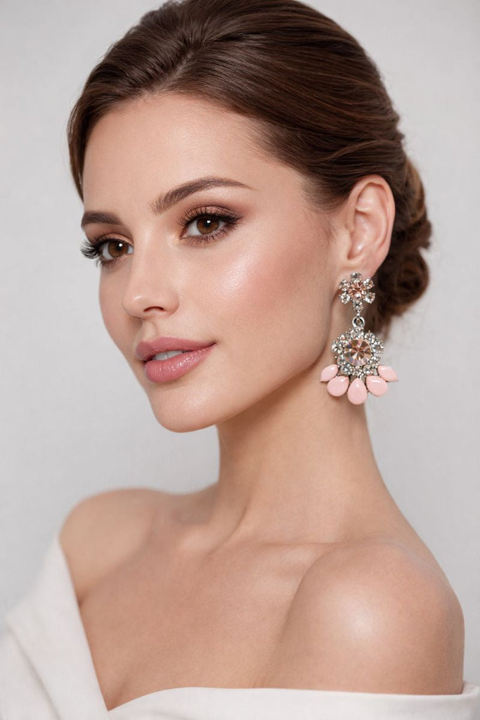 Silk Road Romance: Radiant Pink Blossom Drops