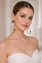 将图片加载到图库查看器，기하학 젬스톤 이어링