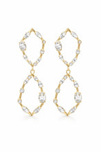 将图片加载到图库查看器，기하학 젬스톤 이어링