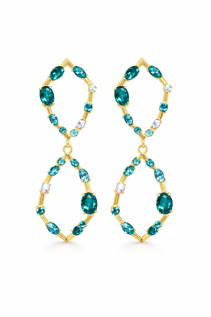 기하학 젬스톤 이어링