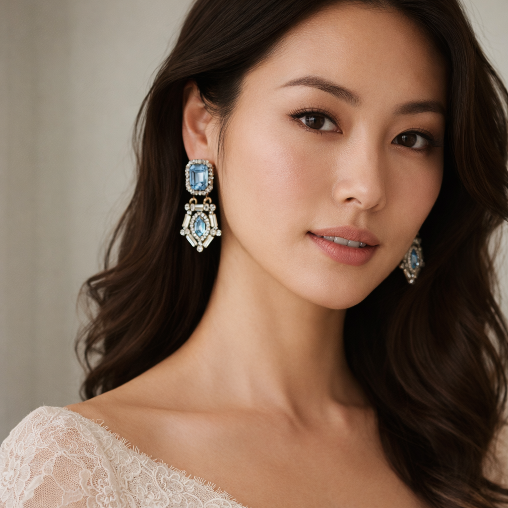 Éclat Royal Drop Earrings