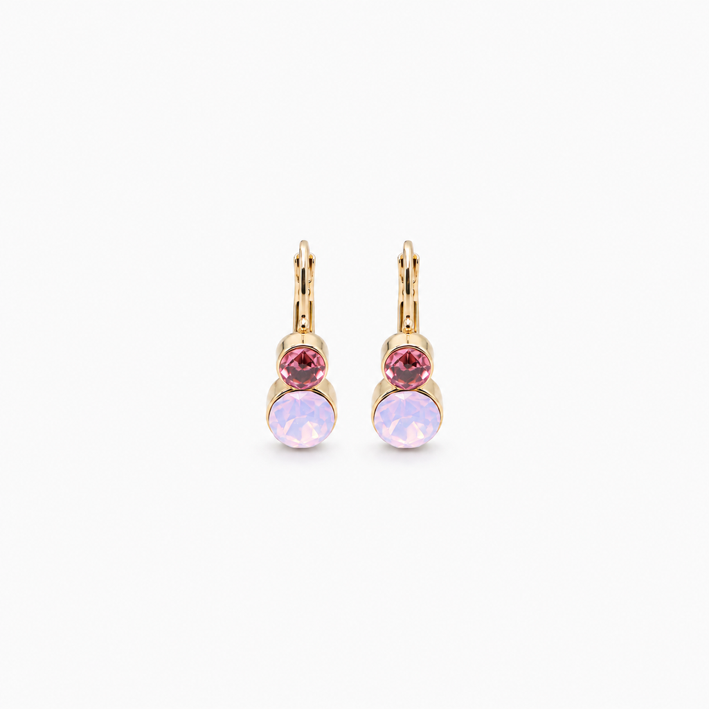 Petite Dual Crystal Drop Earring