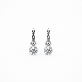 Petite Dual Crystal Drop Earring