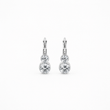 Petite Dual Crystal Drop Earring