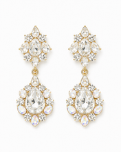 Laden Sie das Bild in den Galerie-Viewer, Opal Teardrop Crystal Earrings