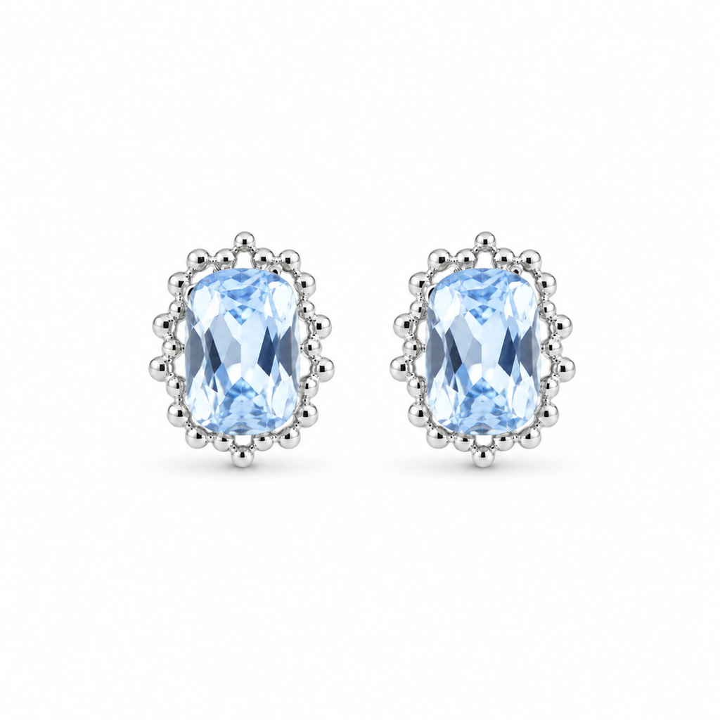 Radiant Path: Petit Halo Bridesmaid Earrings