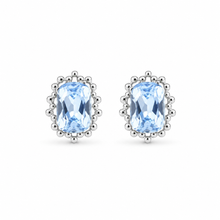 Laden Sie das Bild in den Galerie-Viewer, Radiant Path: Petit Halo Bridesmaid Earrings