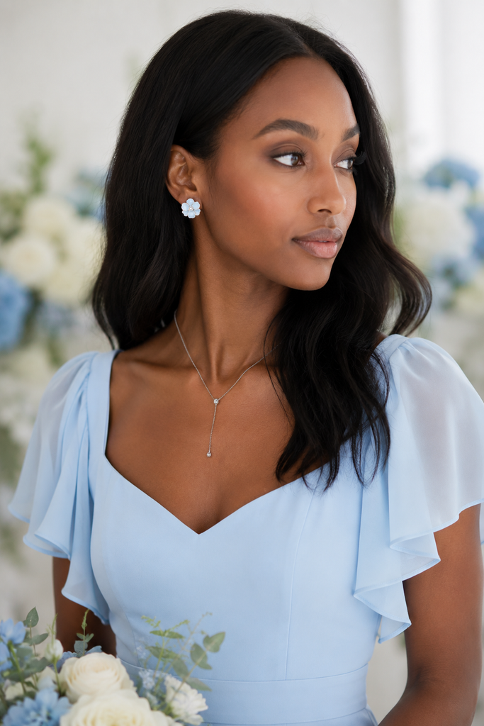 Petal Pearl Earrings
