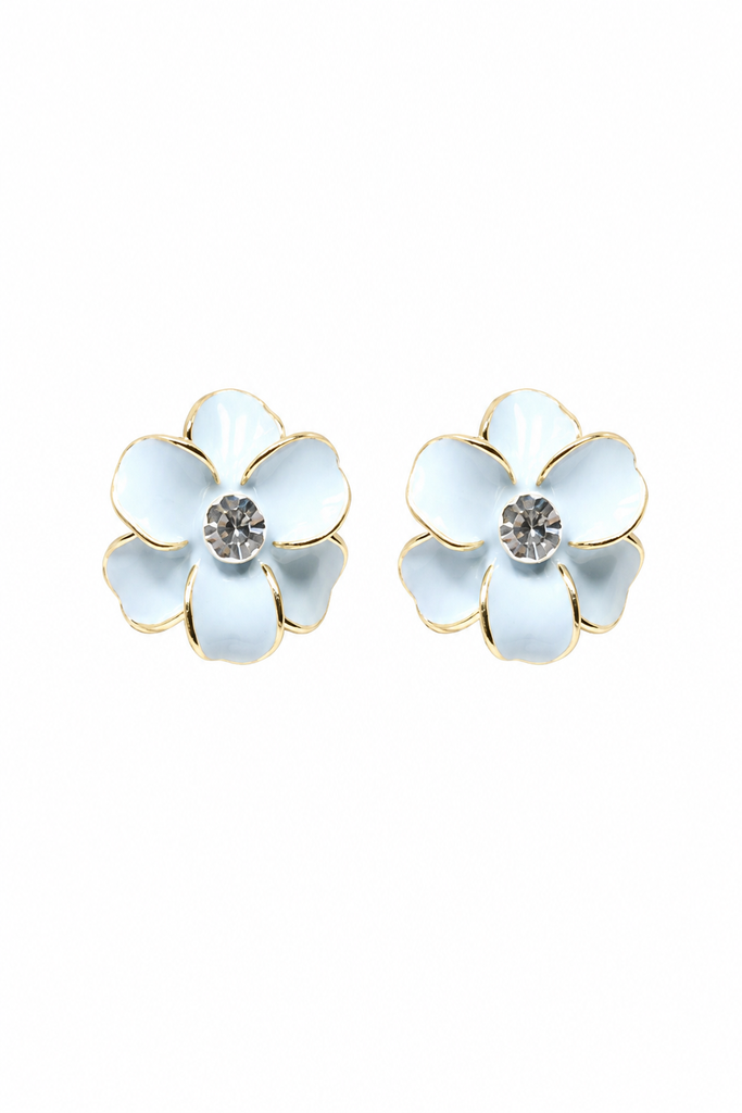 Petal Crystal Earrings