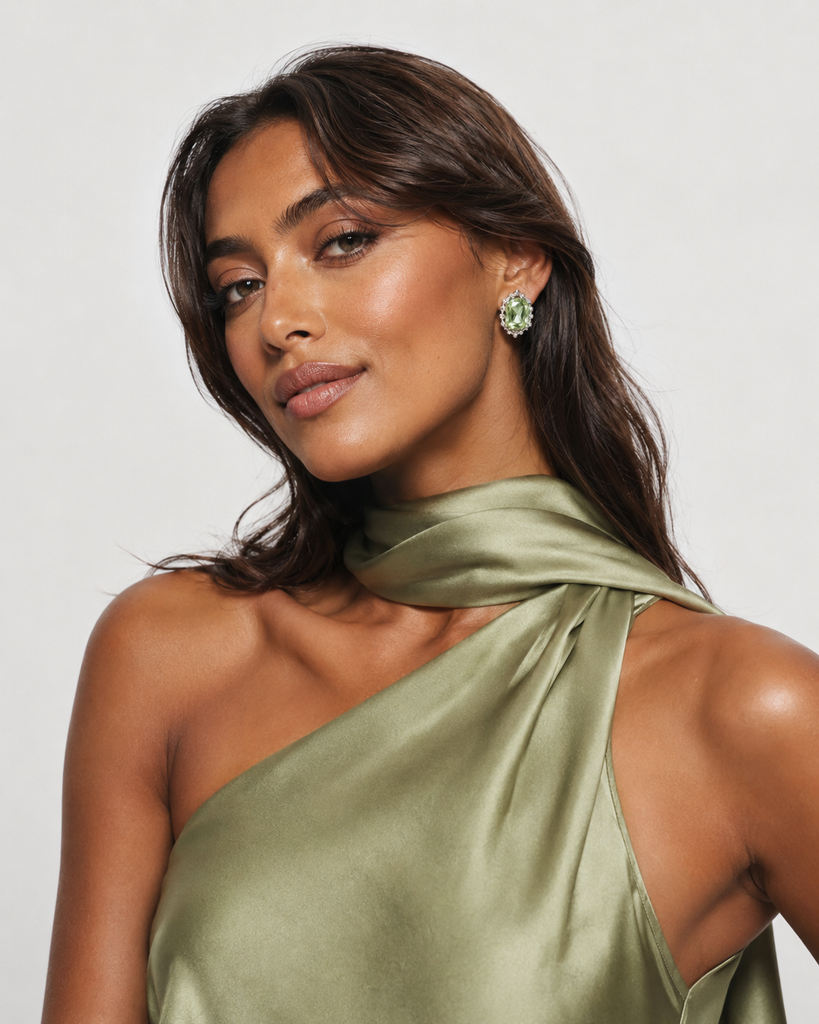 Radiant Path: Petit Halo Bridesmaid Earrings
