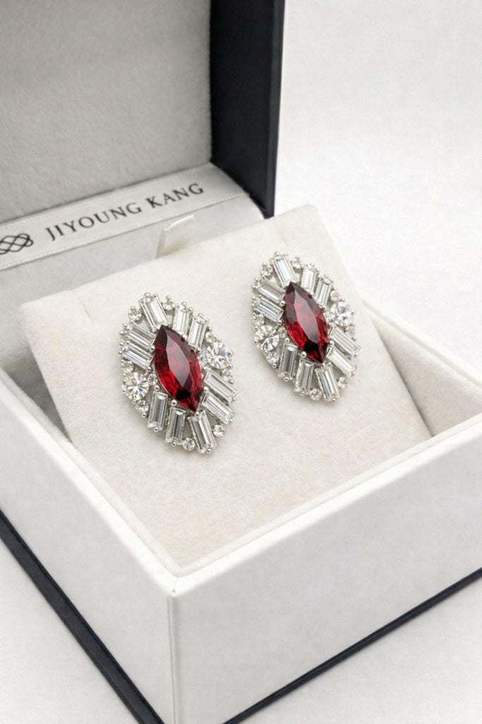 Vintage Glam 빈티지 체코 크리스탈 이어링