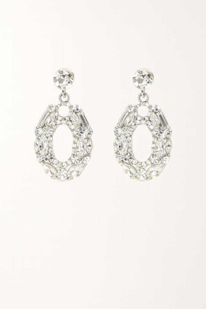 타원 컷 에끌라 귀걸이