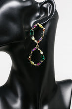 将图片加载到图库查看器，기하학 젬스톤 이어링