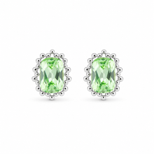 Laden Sie das Bild in den Galerie-Viewer, Radiant Path: Petit Halo Bridesmaid Earrings