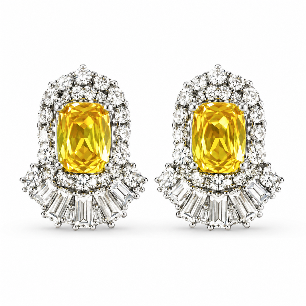 Halo Crystal Earrings