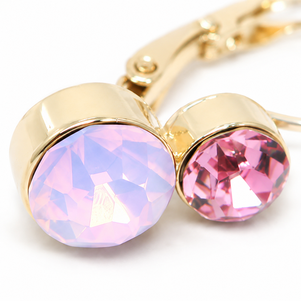Petite Dual Crystal Drop Earring