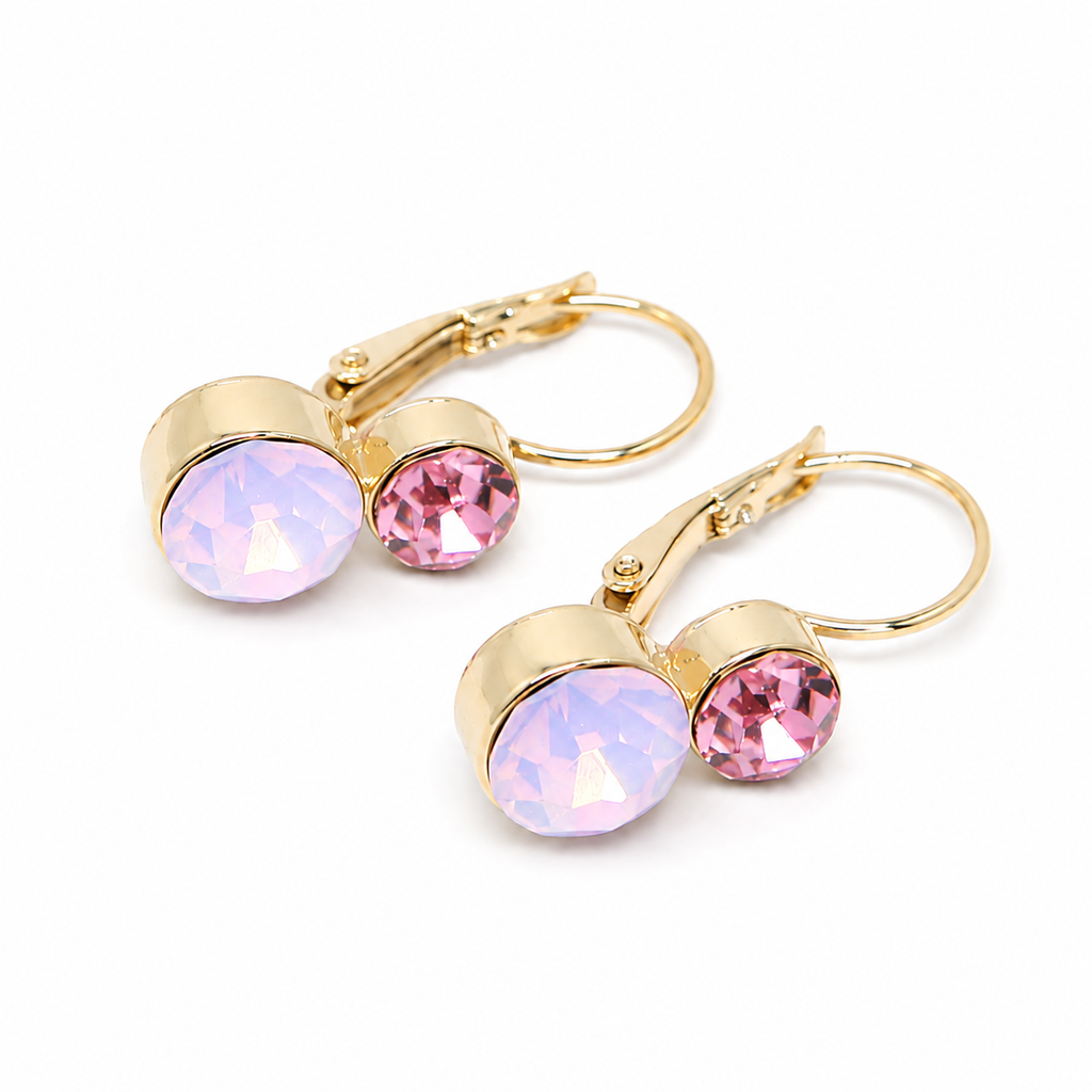 Petite Dual Crystal Drop Earring