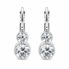 Petite Dual Crystal Drop Earring