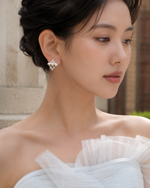Petite Vintage Bridal Earrings