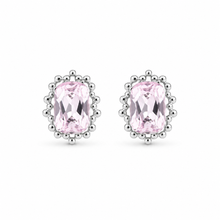 Laden Sie das Bild in den Galerie-Viewer, Radiant Path: Petit Halo Bridesmaid Earrings