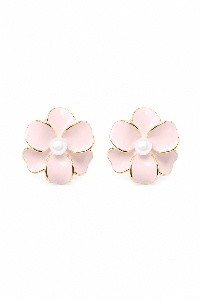 Petal Pearl Earrings