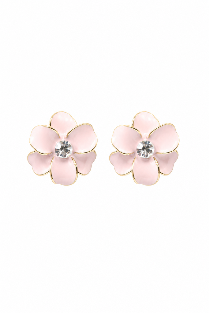 Petal Crystal Earrings