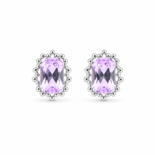 Muatkan imej ke dalam penonton Galeri, Radiant Path: Petit Halo Bridesmaid Earrings Set of 5