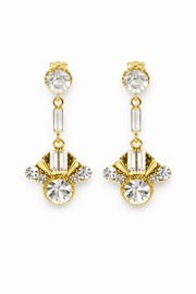 빈티지 아르데코 드롭 이어링