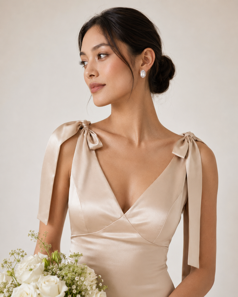 Radiant Path: Petit Halo Bridesmaid Earrings Set of 5