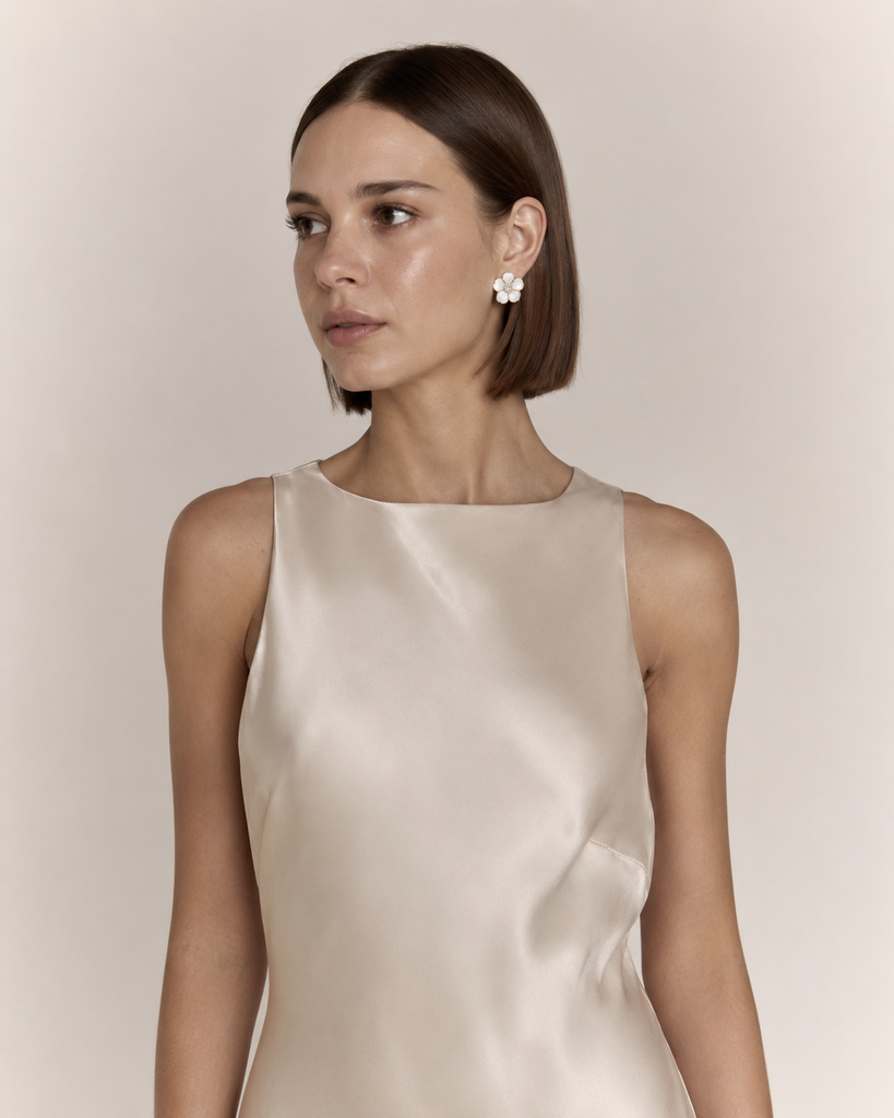Petal Crystal Earrings